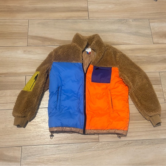 KULE “The Krispie” Colorblock Sherpa Chestnut Jacket - Picture 16 of 16